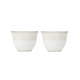 Set of 2 tumblers Christofle Malmaison Imperiale Platinum, 80ml (15191)