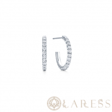 Серьги-кольца Tiffany & Co. с бриллиантами (8992)