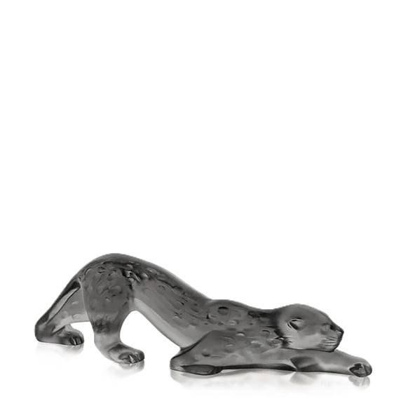 Скульптура Lalique Zeila пантера серая 36 см (12593)