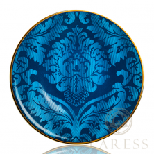 Тарелка подставочная Haviland Damasse Blue & Gold Ritz Paris, 32 см (8394) 
