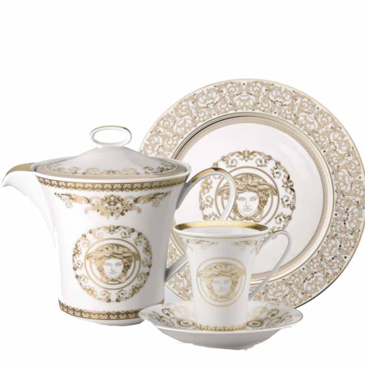 Чайный сервиз на 6 персон VERSACE Medusa Gala 4597