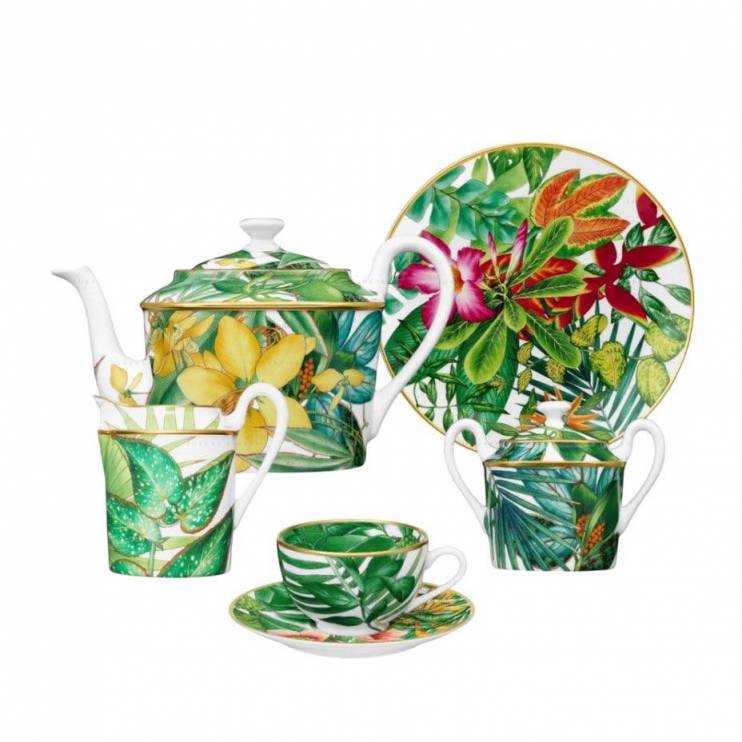Чайный сервиз Hermes Passifolia 6 персон (10798)