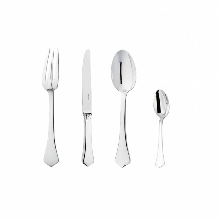 Набор столовых приборов Ercuis Brantome Silverplated (Прсеребрённая сталь) на 1 персону 4 предмета (12498)