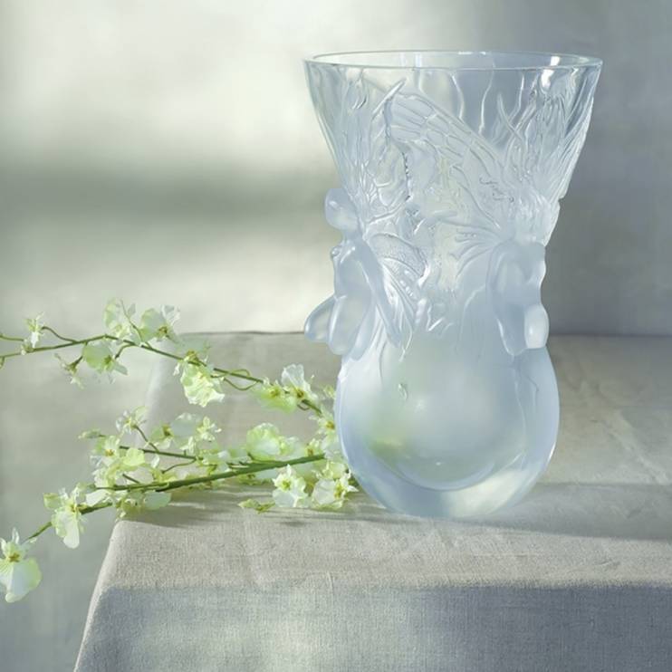 Хрустальная ваза Lalique Fairy, 30 см (9398)