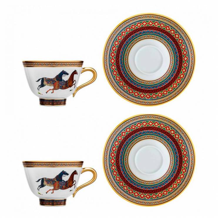 Набор чайных пар Hermes Cheval d'Orient 230 мл (14799) модель 3
