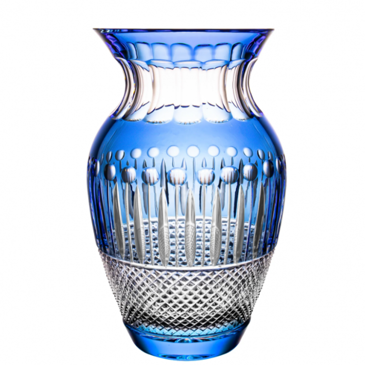Ваза Faberge Xenia, 30 см (16399) голубая